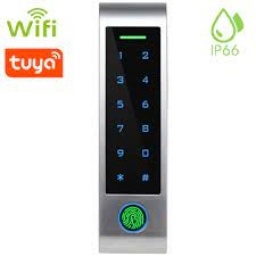 CONTROL DE ACCESO SECUKEY TECLADO HUELLA TUYA IP66 HF3-BTEM