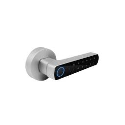 CERRADURA DIGITAL COMPLETA HUELLA SECUKEY TUYA  GRIS BT D100-BT