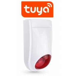 TUYA SIRENA EXTERIOR WIFI con trafo y bat