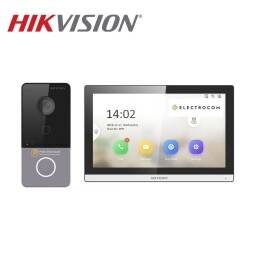 KIT VIDEO PORTERO IP HIKVISION POE KIS 607