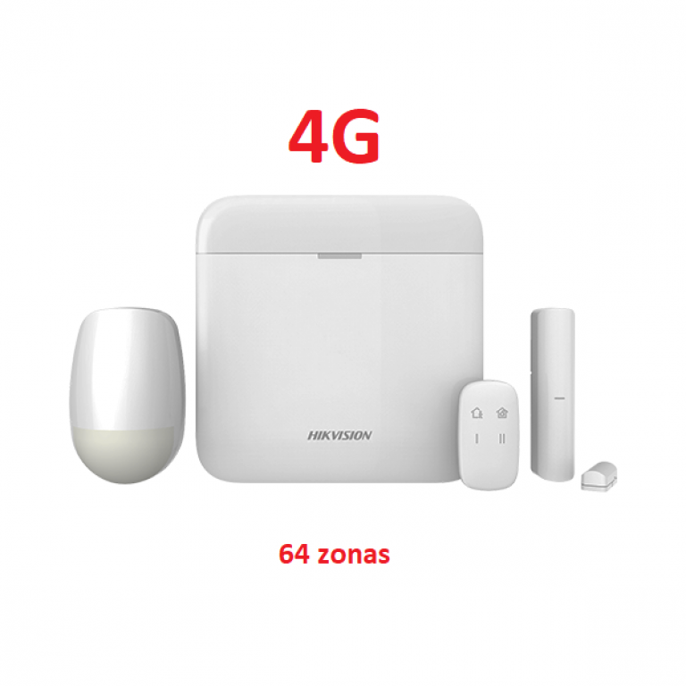 KIT ALARMA HIKVISION AXPRO 64Z 4G PWA-KIT-WB